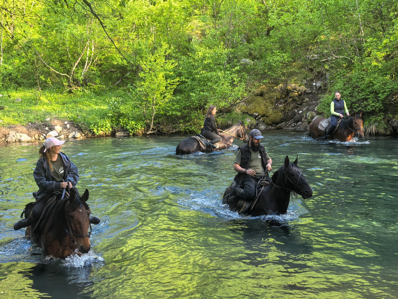 Конный маршрут Безымянное озеро тренировочный