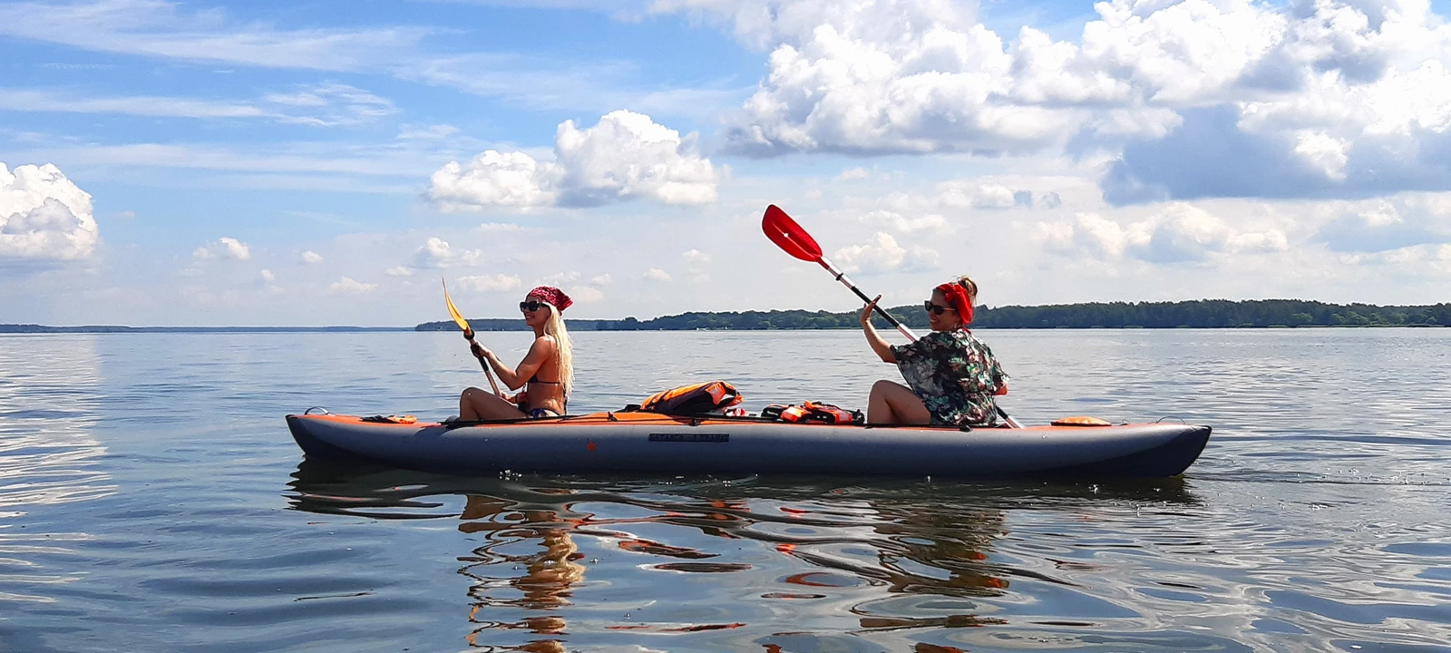 На волнах Московского моря. Байдарочный поход на выходные в Подмосковье