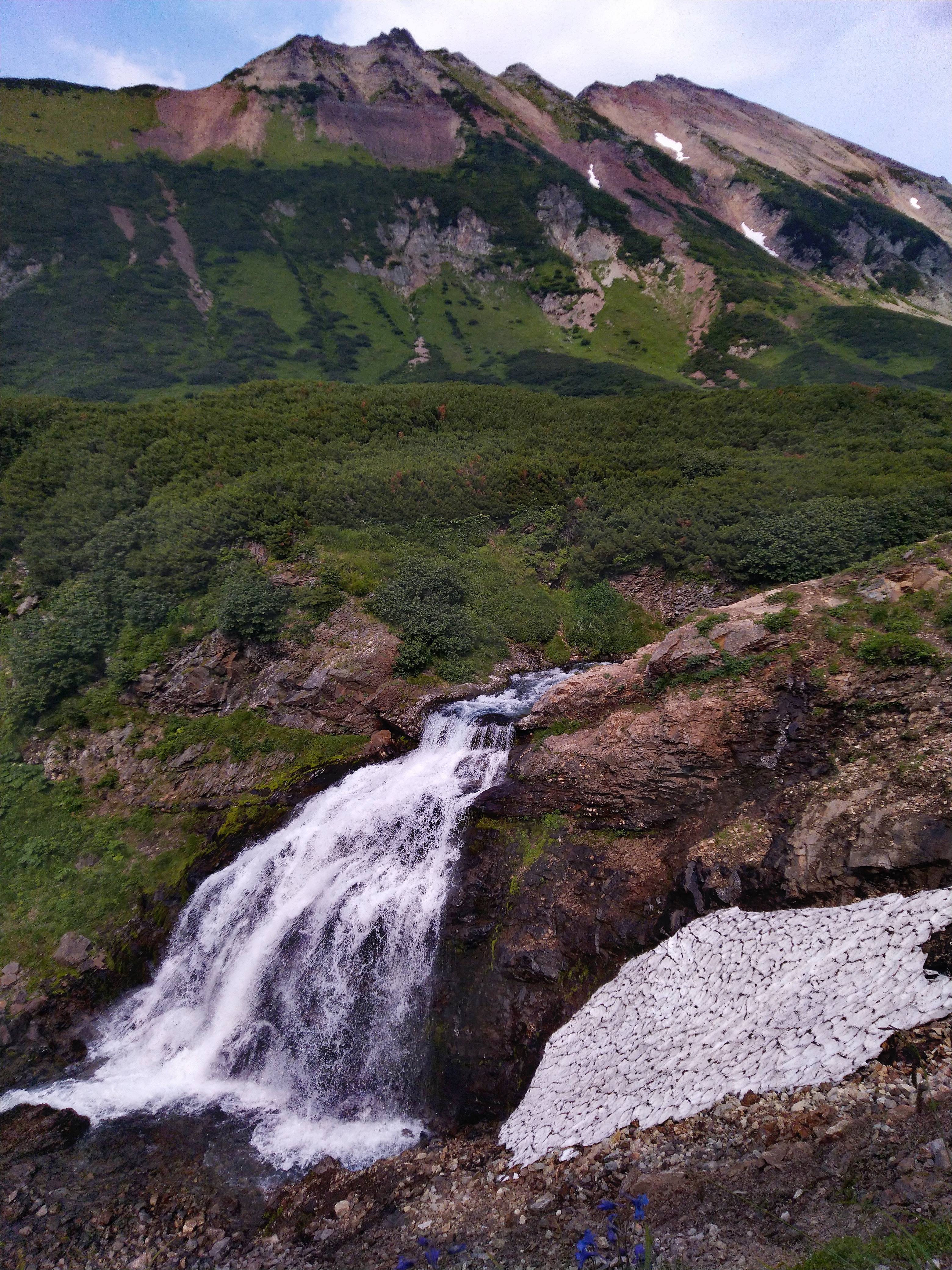Тропы, водопады и цирк горного массива Вачкажец  миниатюрный Алтай на Камчатке (16/20)