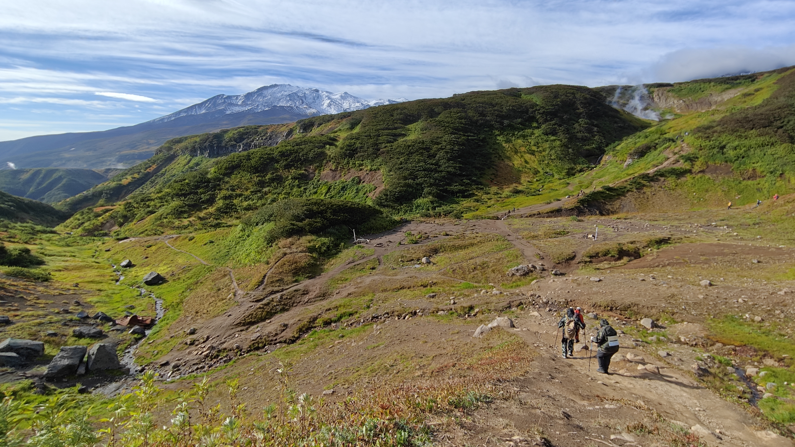 Малая Долина гейзеров (Дачные источники)  остров зелени у подножия активного вулкана (18/20)