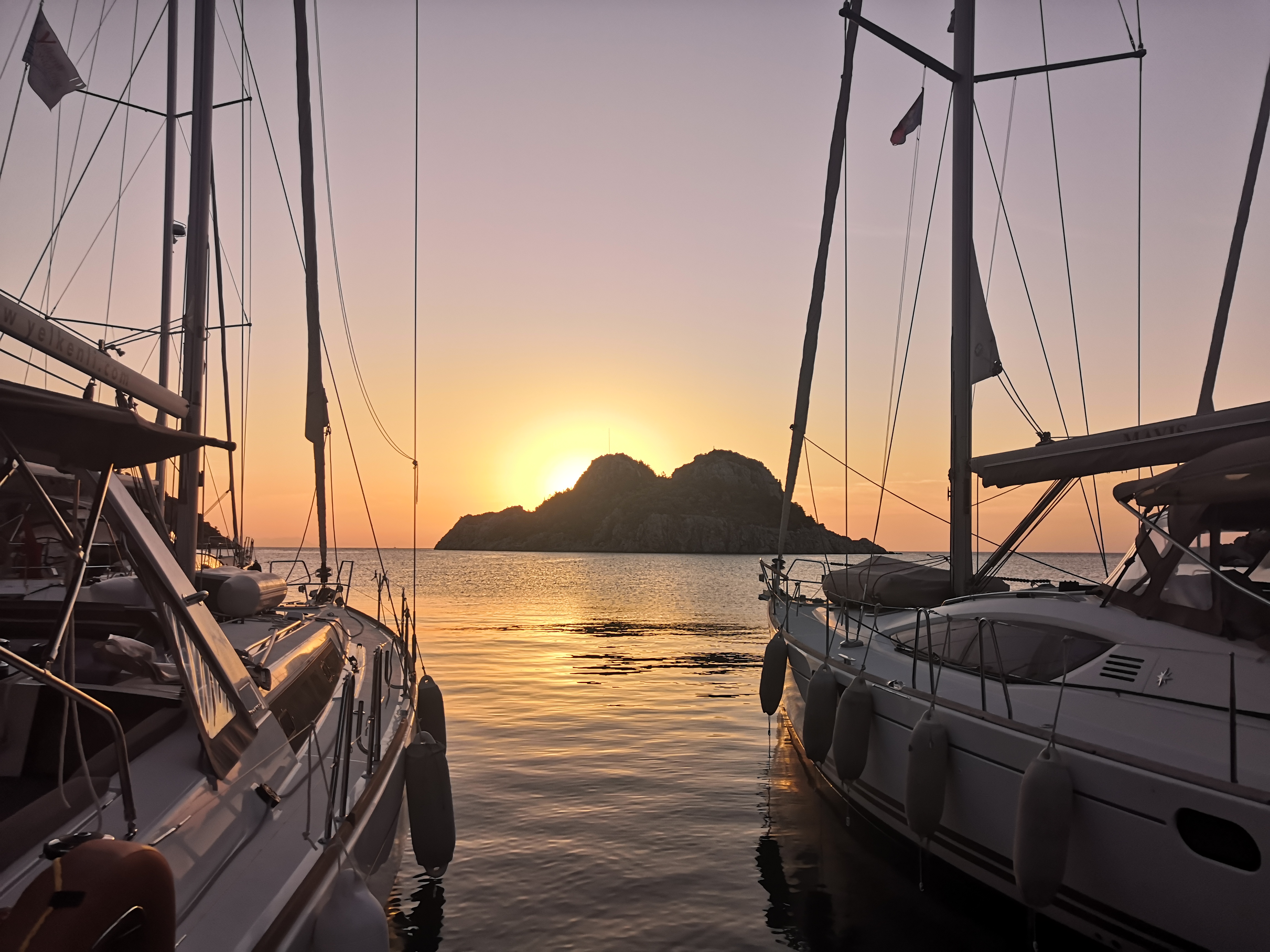 Прогулка в море на закат под парусами. г.Бар (6/8)