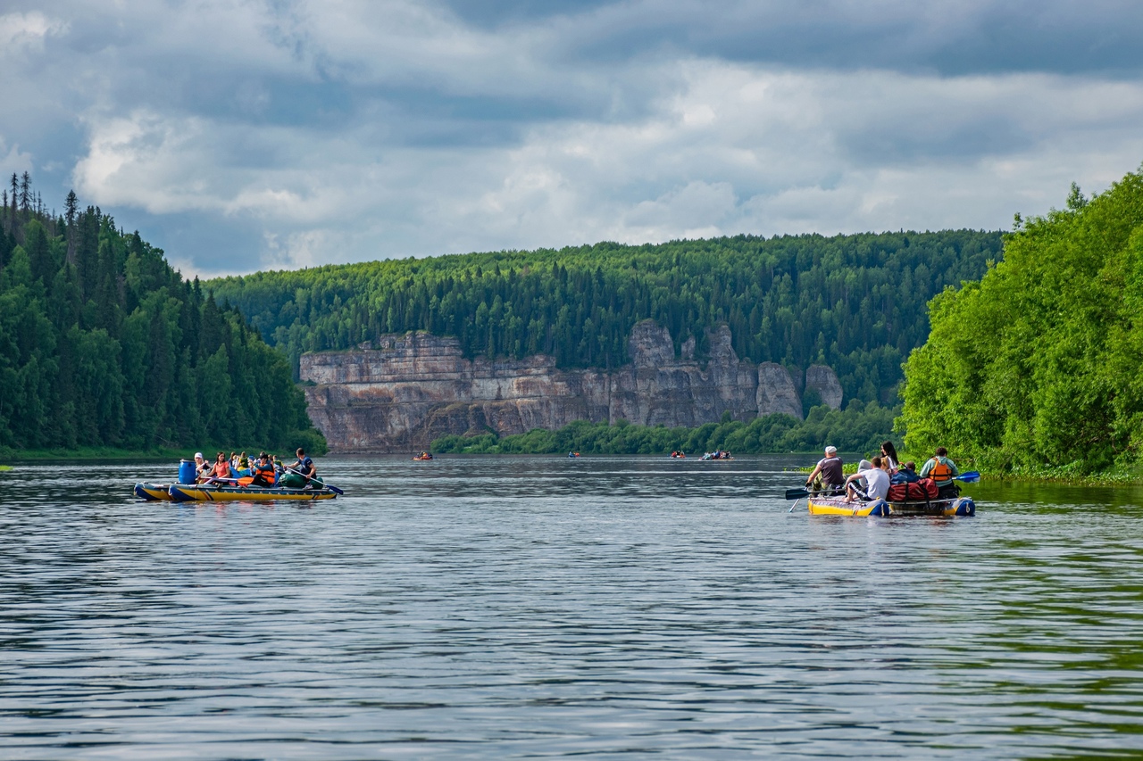 Сплав по реке Вишера. Жемчужина Пермского края (7/16)