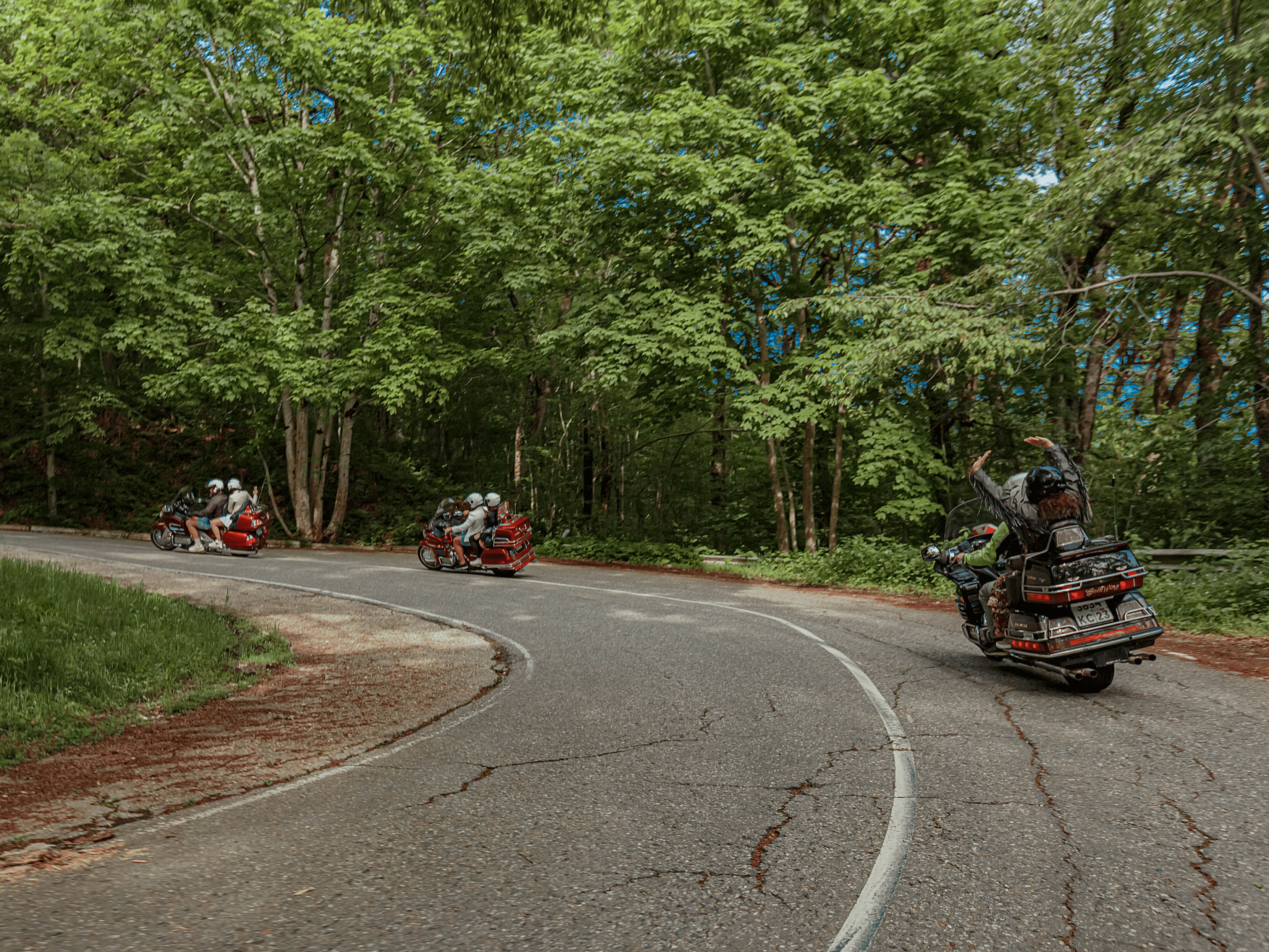 Пассажиром на мотоцикле по Сочи и на гору Ахун (9/12)