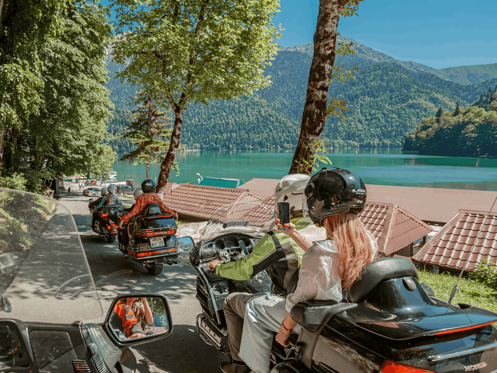 Пассажиром на мотоцикле Вся Абхазия за 1 день (12/13)