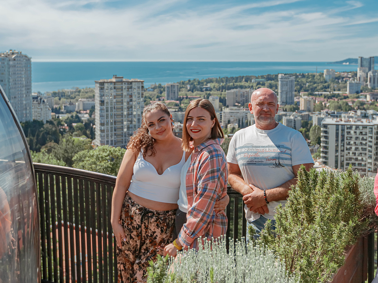 Пассажиром на мотоцикле по Сочи и на гору Ахун (5/12)