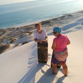 Дюны Архер-Сэндбординг-Риф Ди-Хамри-Хадибо