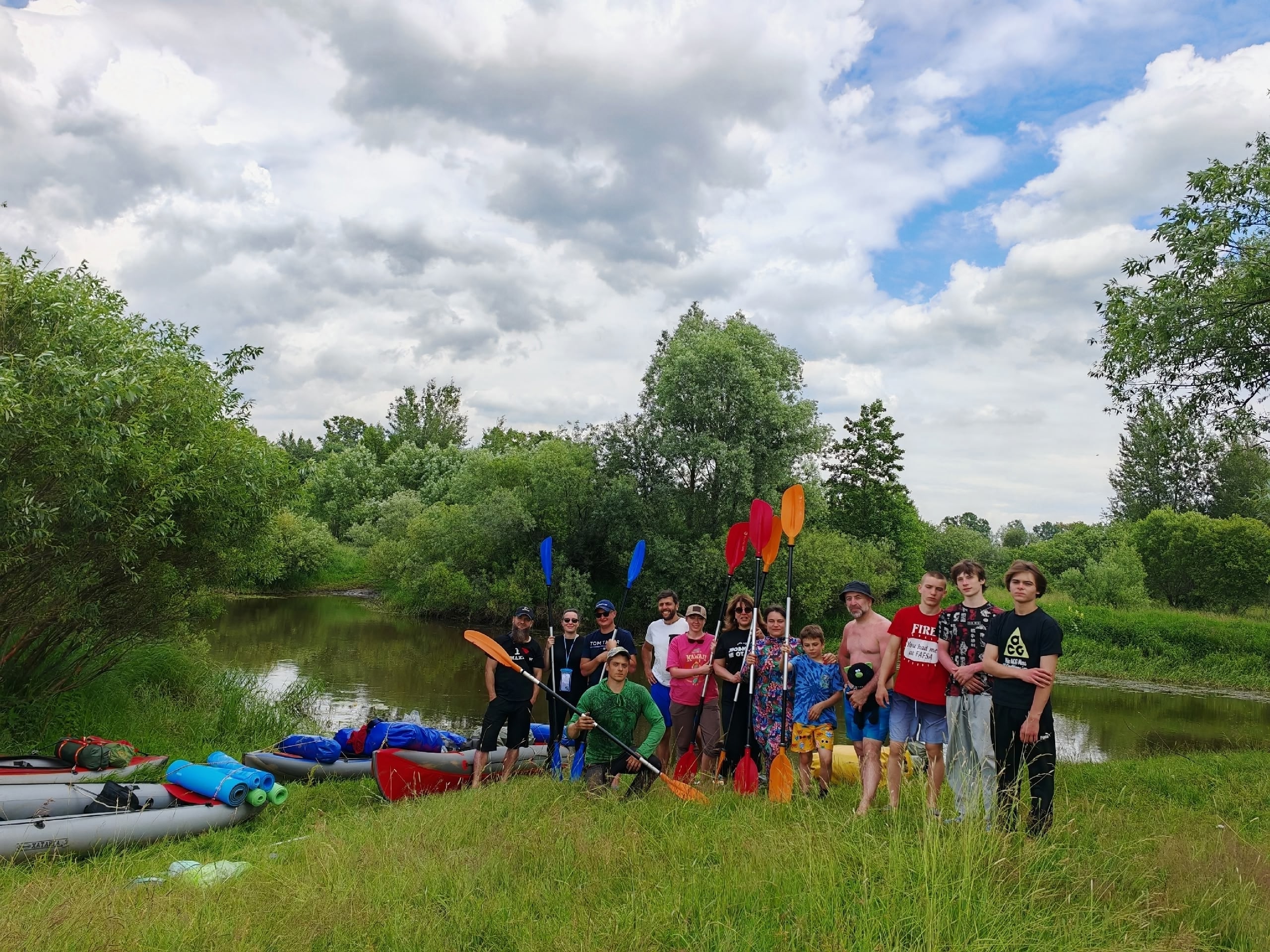 Сплав по хрустальной реке Шерна