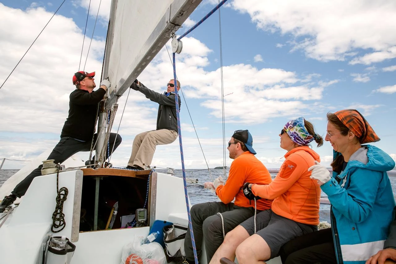 Парусные выходные на Рыбинском море