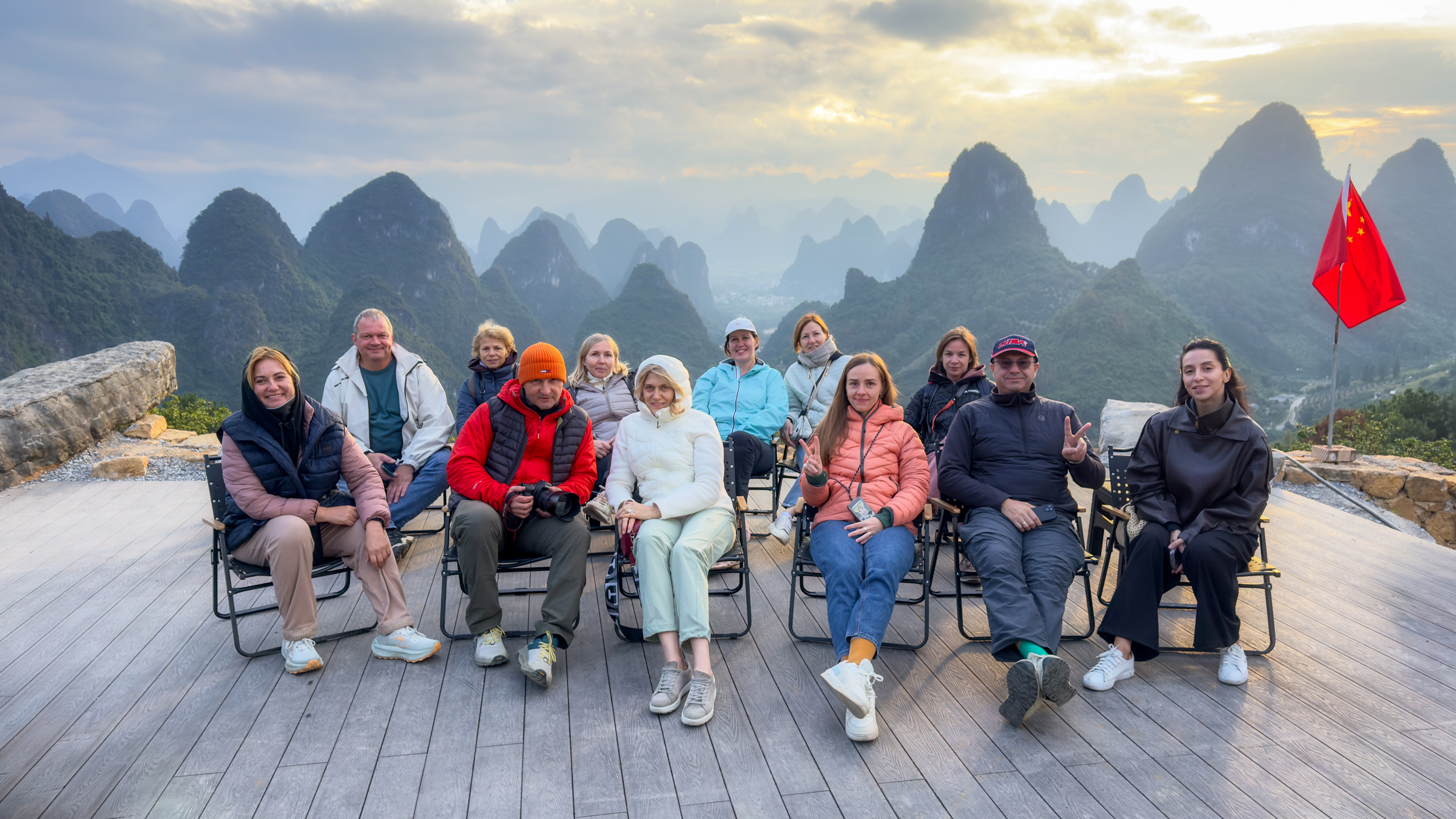 Река Ли (Li River) - селение Дажай (Dazhai)