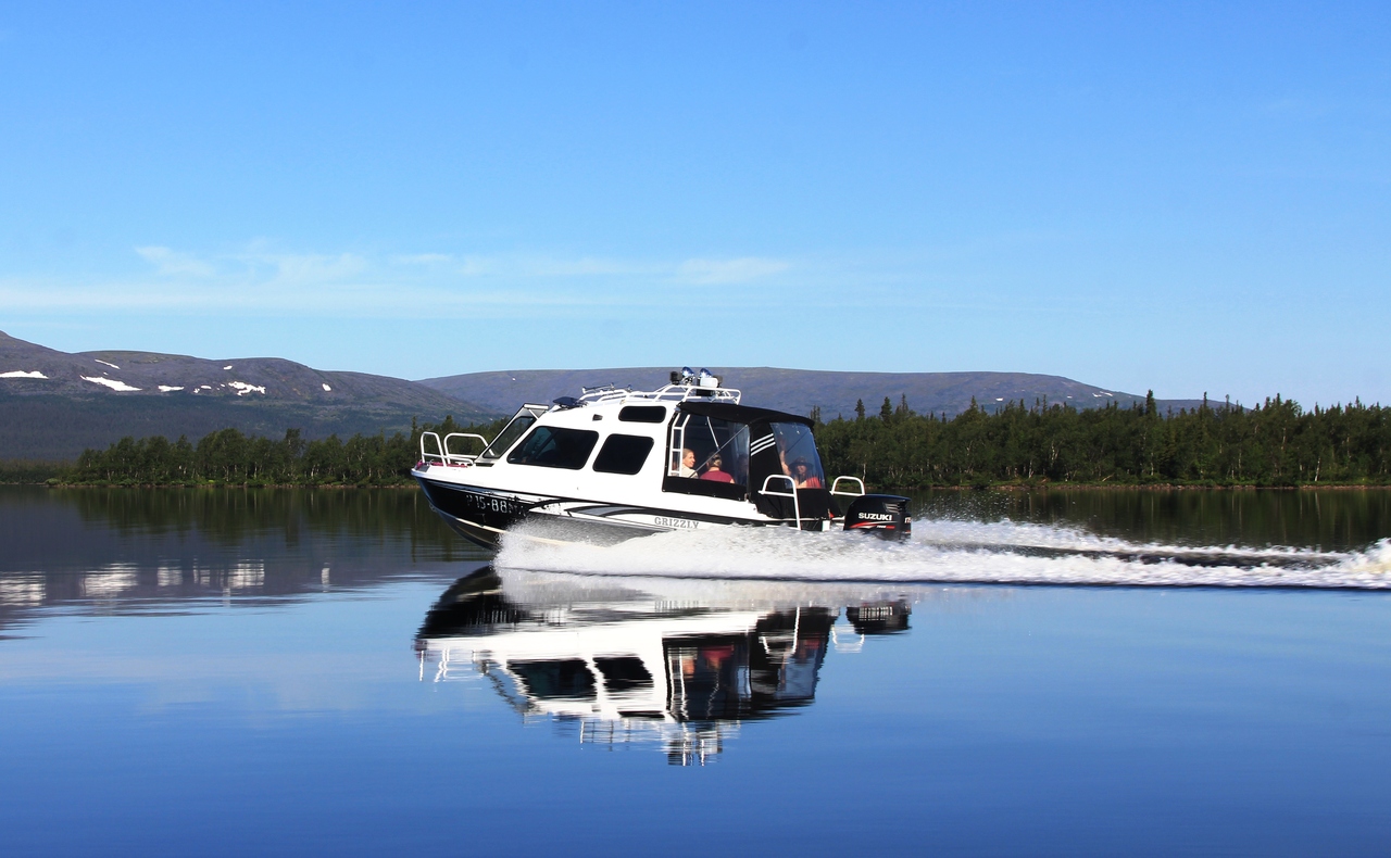 К Сейдозеру на катере, сердце Хибин