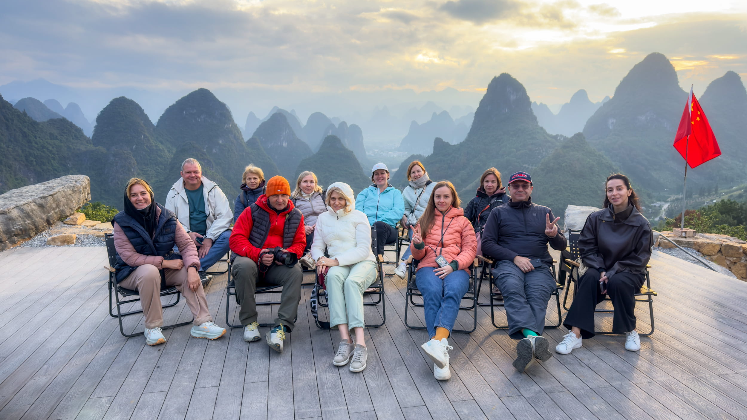 Река Ли (Li River) - селение Дажай (Dazhai)