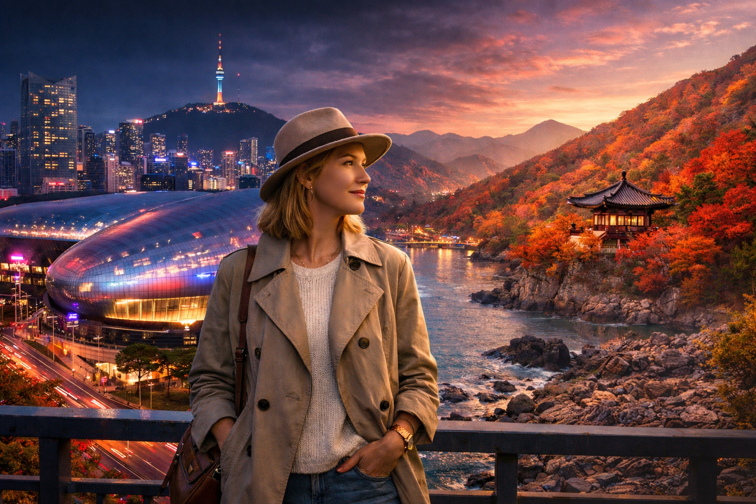 Южная Корея в сезон красных клёнов: Сеул, Пусан и национальные парки