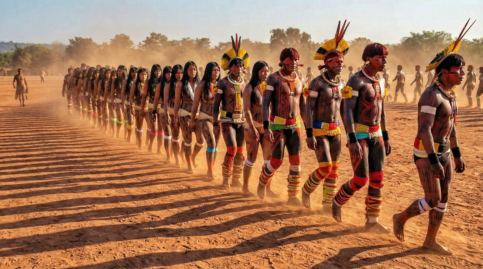 Экспедиция в Верхний Шингу на культовую ежегодную церемонию поминания мертвых Куаруп