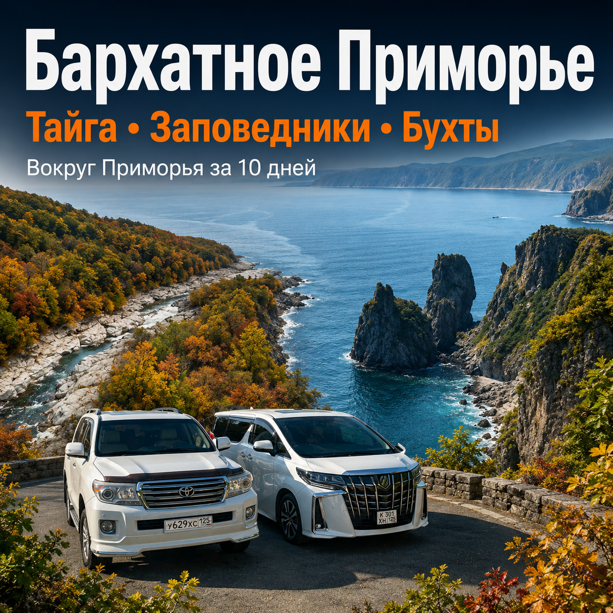 Бархатное Приморье. Весь край за 10 дней с комфортом