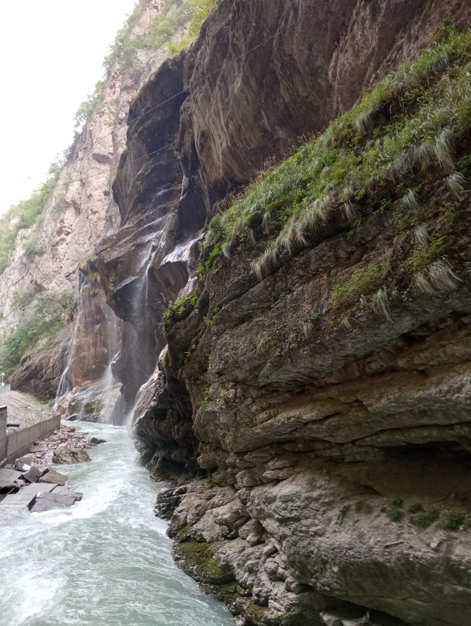 Чегемские Водопады И Селение Эль-Тюбю