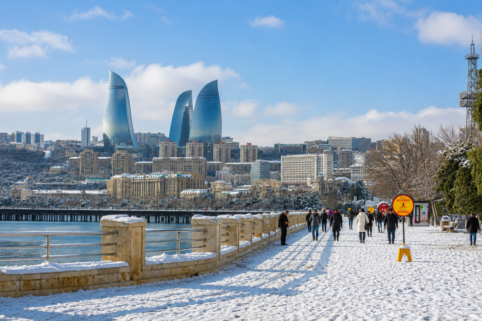 Баку: Новогодние каникулы в стране огня