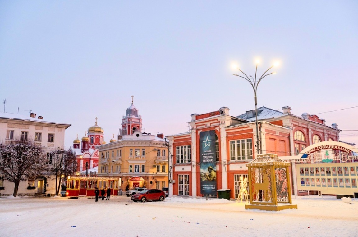 Новогодние открытки от Липецка до Тамбова (11/12)