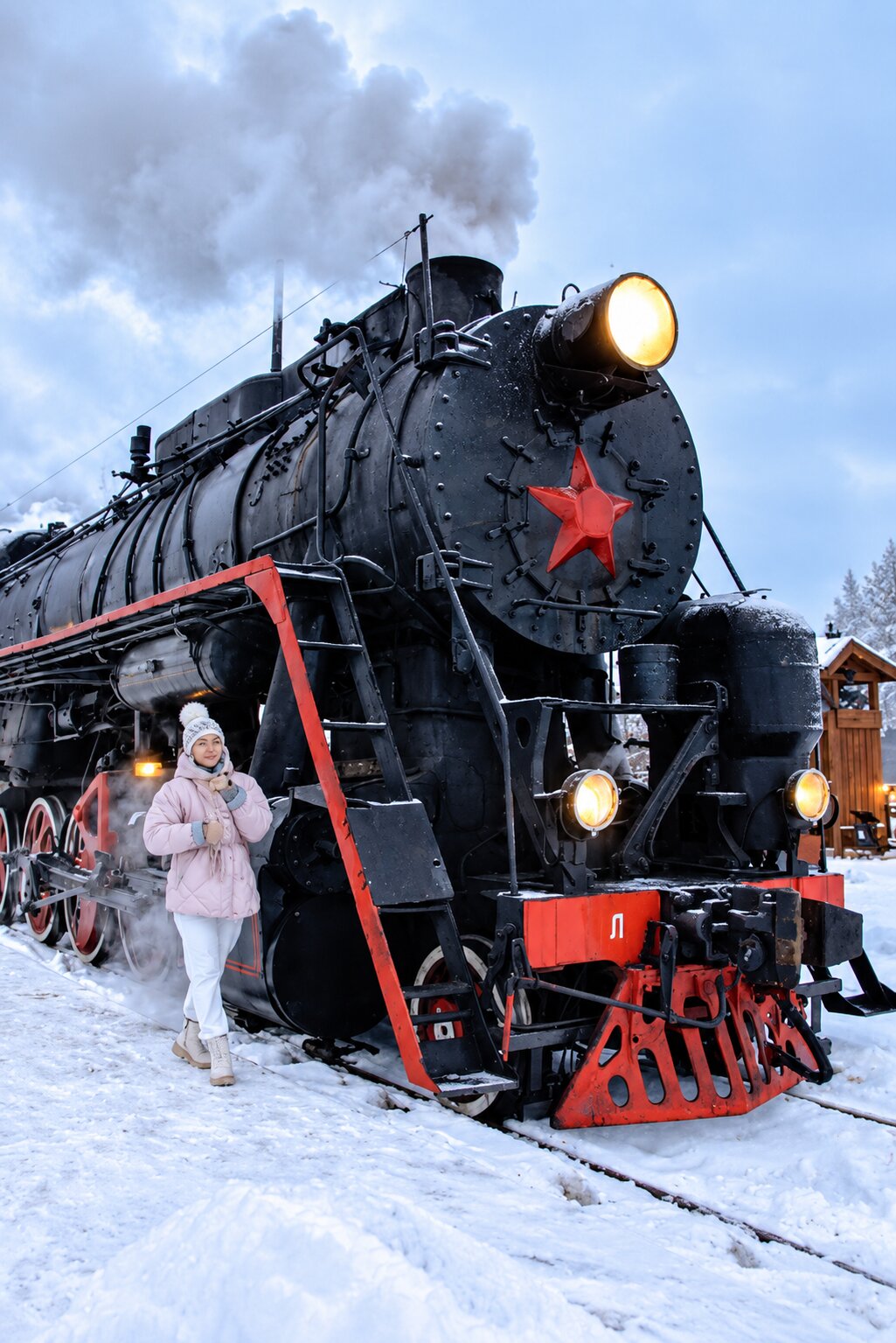 Зимняя Карелия. Комфорт-тур до 7 человек: ретропоезд, Рускеала, Ладога, саамы и хаски