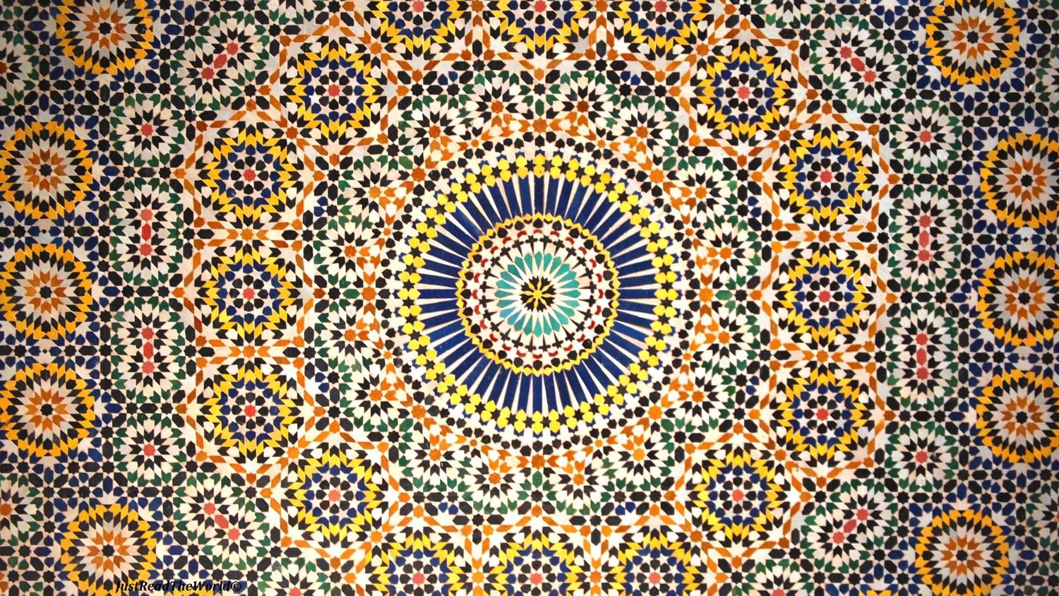 Обои Восточный орнамент. Арабская мозаика