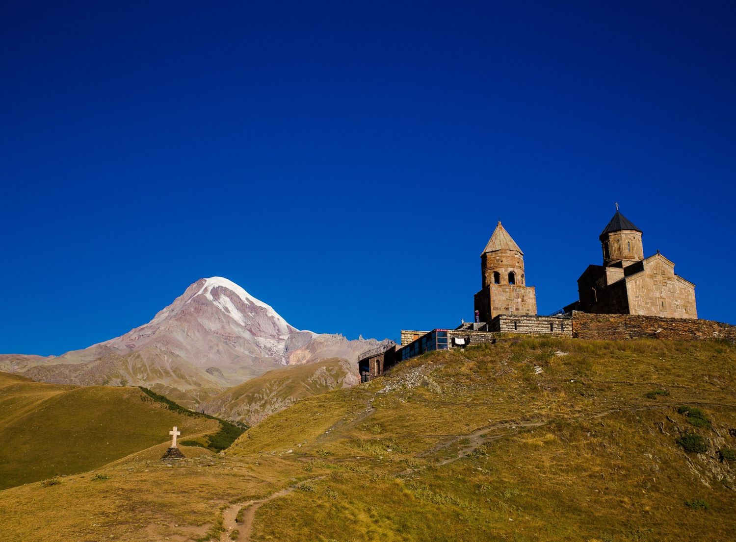 Climbing to Kazbek