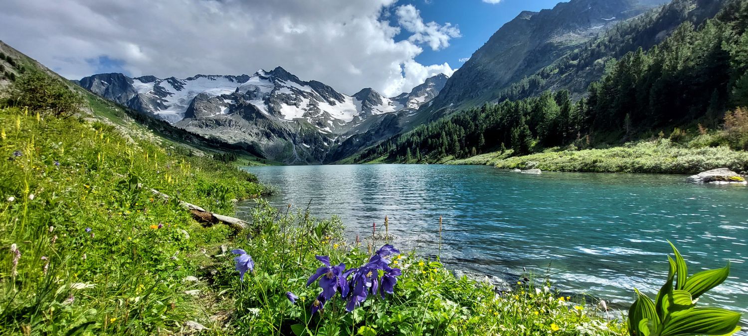 Trekking to Altai. Multinskie lakes