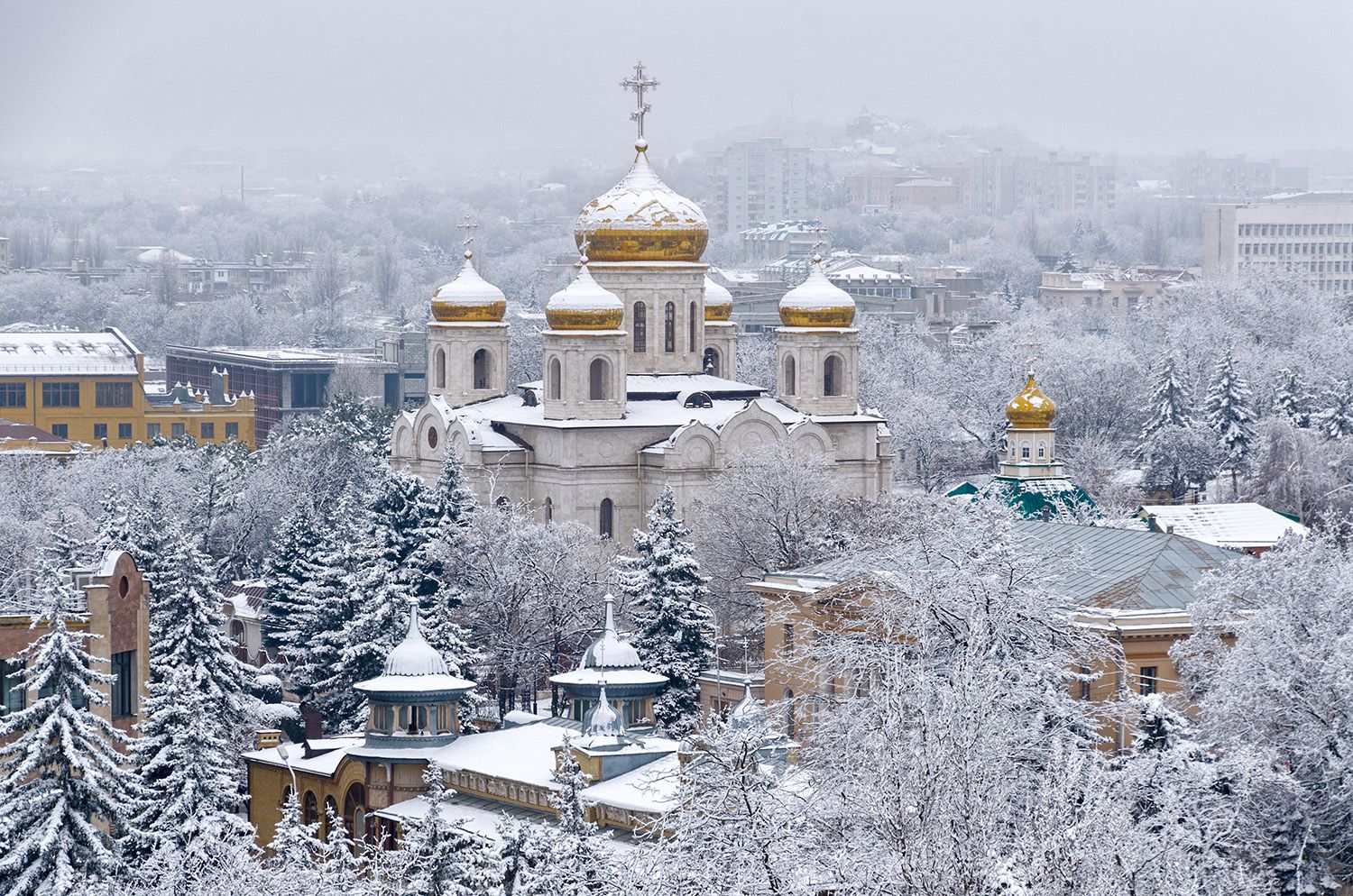 Пятигорск фото города зимой