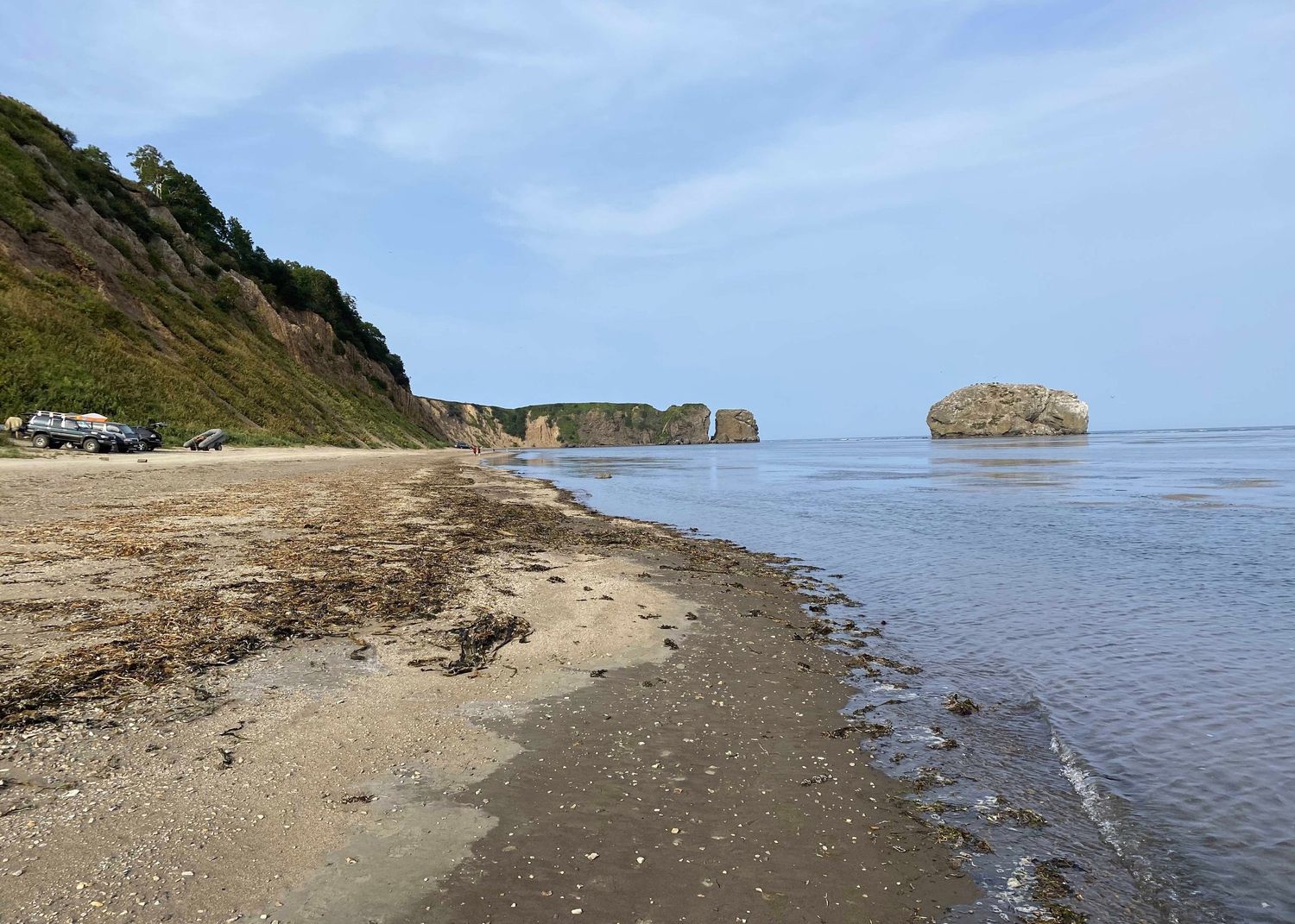 Бухта Тихая с ночевкой на берегу Охотского моря + Клоковский водопад