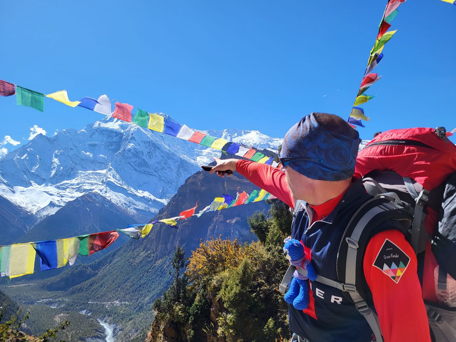 Around Annapurna + Tilicho Lake 4920 m, high mountain trekking in Nepal