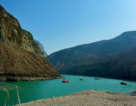 Сулакский каньон и Бархан Сары-Кум