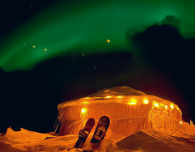 Центр наблюдения за северным сиянием. Юрты на краю Земли: 4 дня в Териберке