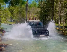 Джиппинг к Белым водопадам  Архыза