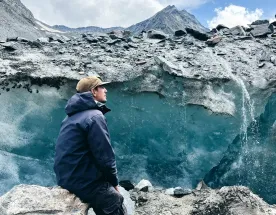 Звездопад и подъём на ледник на  Алтае с вертолётной заброской