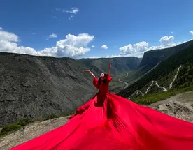 Алтай. Фото тур с платьем в долину реки Чулышман. Водопад Куркуре + Перевал Кату-Ярык