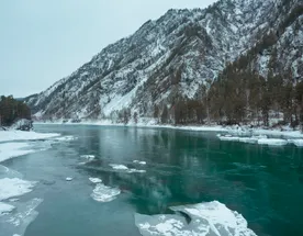 Зимняя Катунь