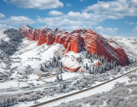 Зимние пейзажи Кыргызстана