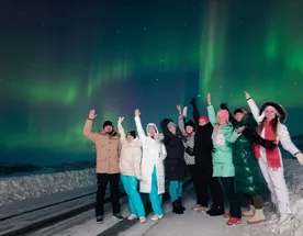 Новый год в Арктике. Северное сияние, Териберка, хаски и олени. Комфорт тур до 6 чел.