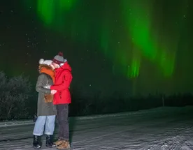 Тур для двоих. Мурманск+Териберку. Северное сияние, флоатинг, снегоходы, киты, хаски