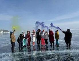 Магия Байкальского льда:  гроты, торосы и священный Ольхон