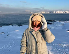 8 марта в Териберке: Северное сияние и киты