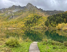 Поход на озеро Кардывач с конным сопровождением