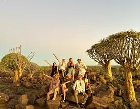 Намибия: сафари в Этоше, лес колчанных деревьев, дюна и пустыни