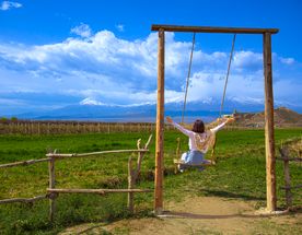 Солнце в горах Армении