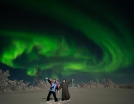 Два берега - два моря. Зима.