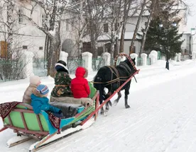 Поезд Зимняя сказка для родителей с детьми