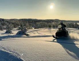 Снежное приключение в Карелии