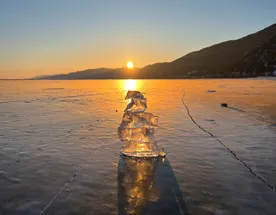 Бугульдейка: Мраморный карьер и первозданный лед Байкала