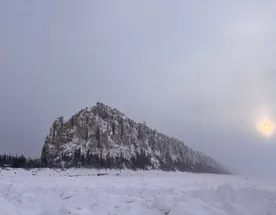 Зимние Ленские столбы