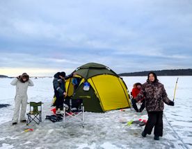 Зимняя Охота на Сахалинскую Корюшку