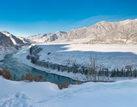 Зимние краски  Горного Алтая