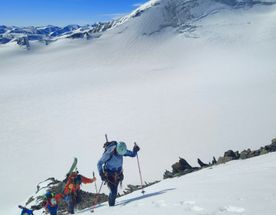 Скитур в долине Актру